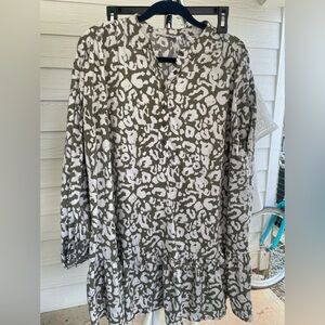 Unique Mini Shift Dress
